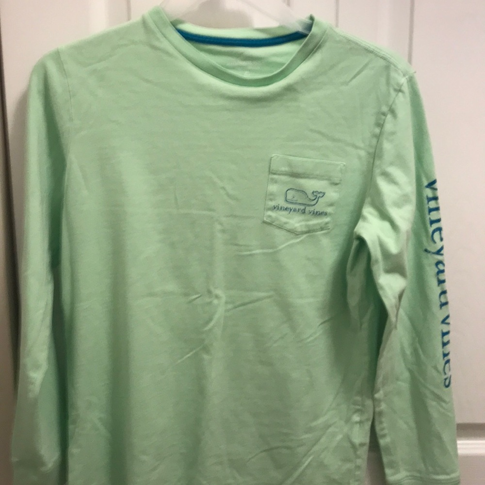 Light green vineyard boys shirt